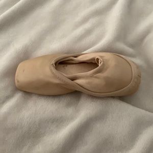 New tan painted Bloch synthesis pointe shoes